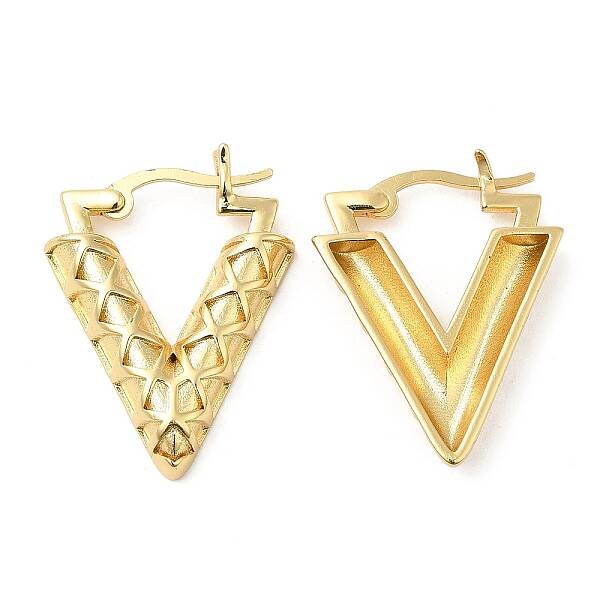 Rack Plating Brass Hoop Earrings for Women