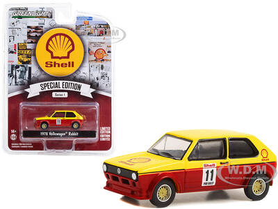 1978 Volkswagen Rabbit 11 Pro Rally Yellow and Red \