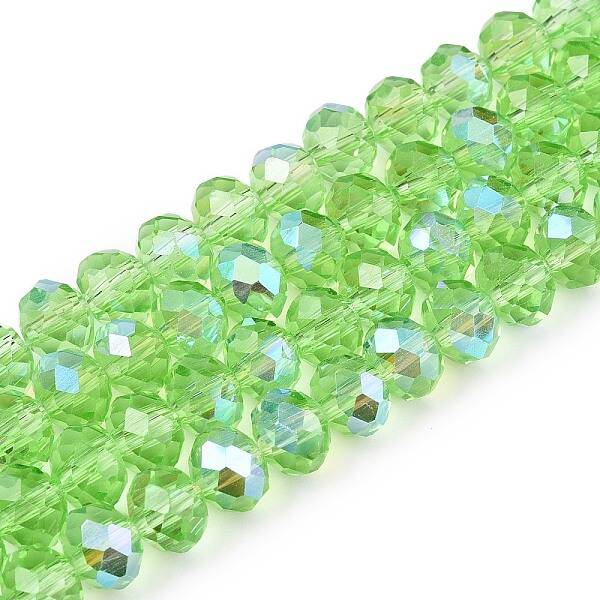 Electroplate Glass Beads Strands