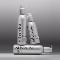 Silverist 3-Step System: Shampoo, Conditioner & Leave-In Serum. For Gray, Silver, White + Blonde tones. Hyaluronic Acid, Niac...