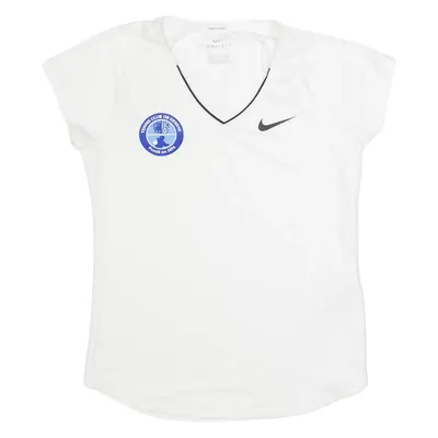 NIKE Tennis Club De Geneve Girls T-Shirt White M