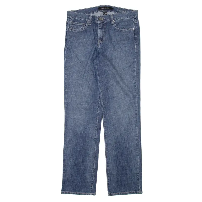 CALVIN KLEIN JEANS Womens Jeans Blue Regular Straight W31 L31