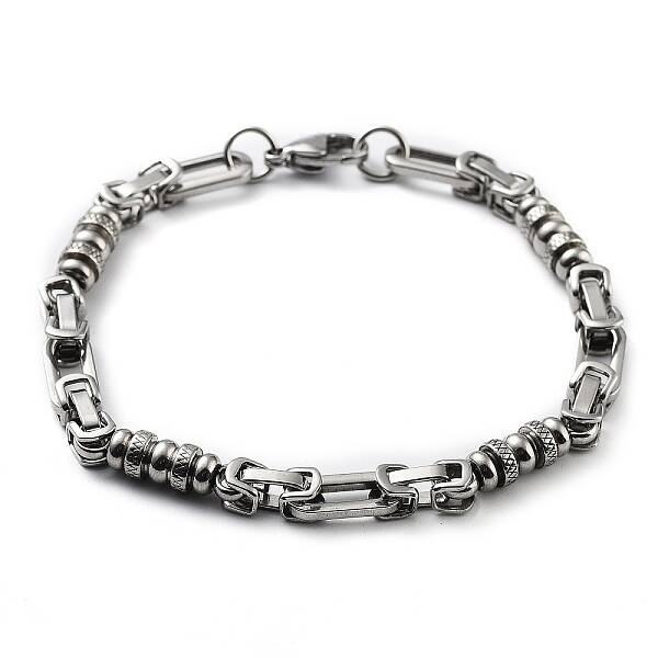 Non-Tarnish 201 Stainless Steel Link Chain Bracelet for Men Women