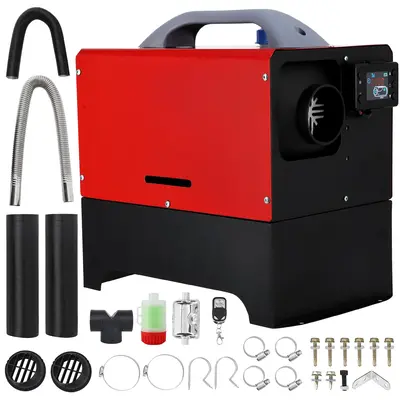 Garvee 5KW 12V Diesel Heater, All-in-One Diesel Air Heater, Portable Diesel Heater with Remote Control & LCD Monitor, Quick H...