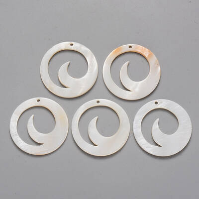 Natural Freshwater Shell Pendants