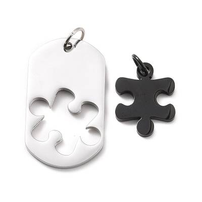 Ion Plating(IP) 304 Stainless Steel Pendants Set