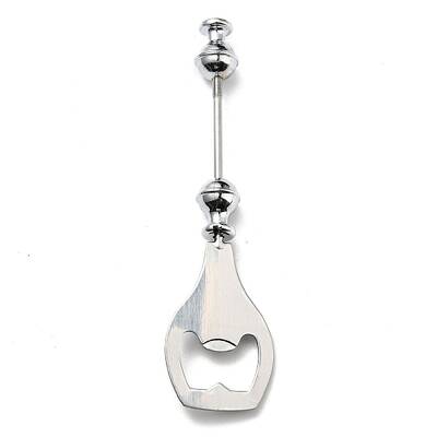 201 Stainless Steel Beadable Bottle Opener