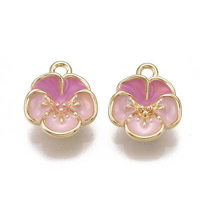 Brass Enamel Charms