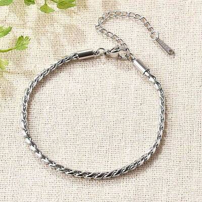 304 Stainless Steel Rope Chain Bracelets for Women