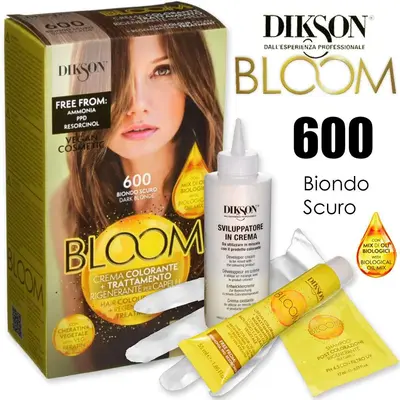 Dikson Bloom Coloring Cream With Keratin 600 Dark Blonde