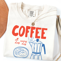 Coffee Club Shirt, Comfort Colors Tee, Coffee Lover Gift, Retro Coffee Shirt, Coffee Club Tshirt, Foodie Shirt, Aesthetic Shi...