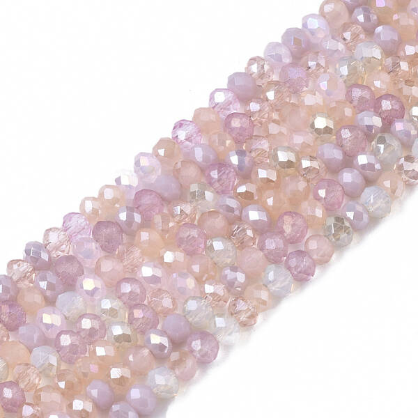 Electroplate Glass Beads Strands