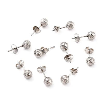 Non-Tarnish 304 Stainless Steel Stud Earring Findings