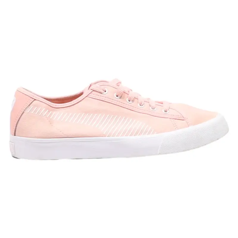 PUMA Low Top Trainers Pink Canvas Womens UK 6