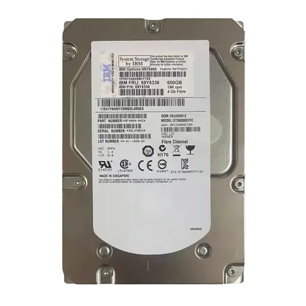 59Y5460 IBM 600GB 4Gb/s Fibre Channel 15000 3.5-inch Hard Drive