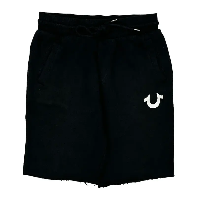 True Religion Sport Shorts - Small Black Cotton Blend