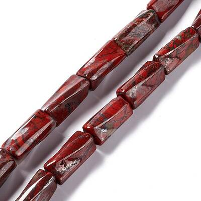 Natural Brecciated Jasper Beads Strands