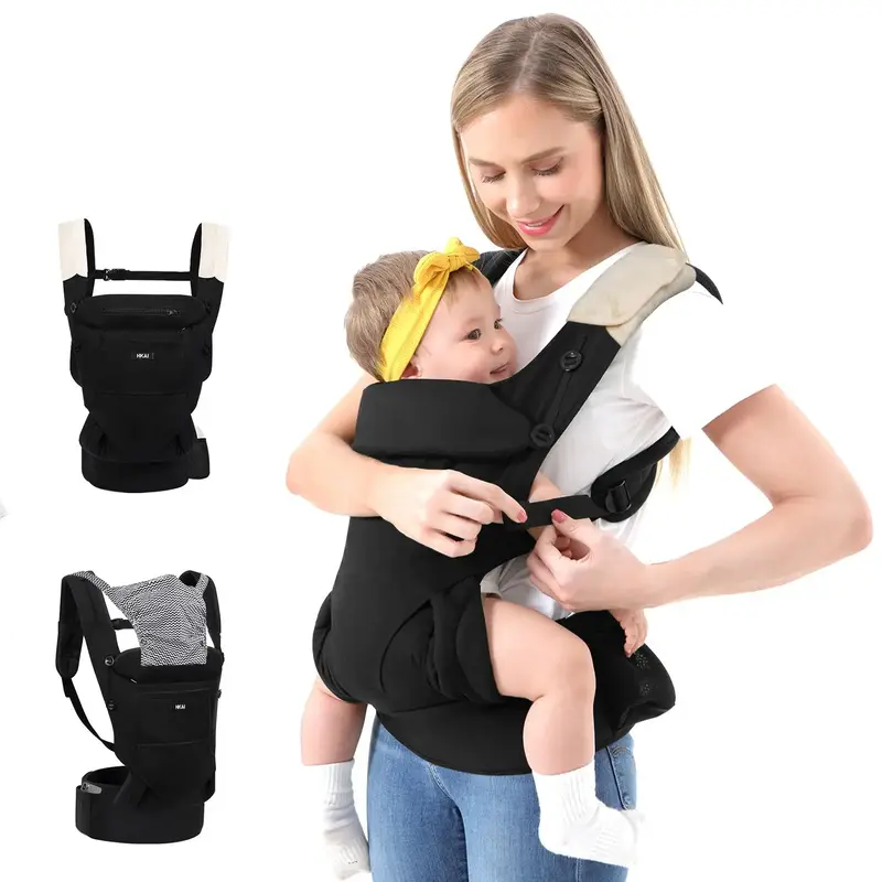 【Clearance Sale】All-Position Baby Carrier, Carrier for Newborn to Toddler - Multifunctional Pocket, Ergonomic Design, Com...