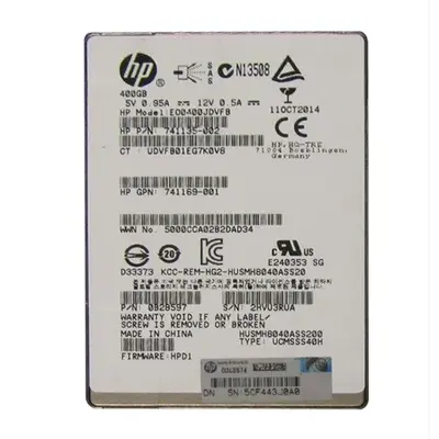 HP 741135-002 | 400GB SAS 12Gb/s Hot-Swappable 2.5-Inch Enterprise Solid State Drive for ProLiant Servers