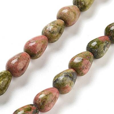 Natural Unakite Beads Strands