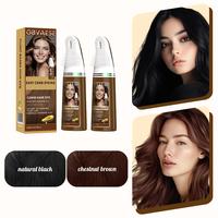 GBVAESE Hair Color Shampoo, Hair Dye, 3 Colors Available, Instant Hair Color, Fruity aroma, 3-In-1 Gray Hair Coverage-Plant e...