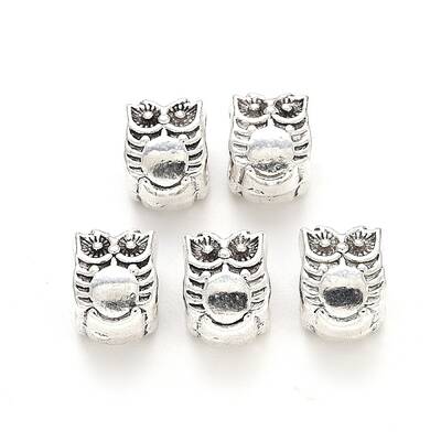 Tibetan Style Alloy European Beads
