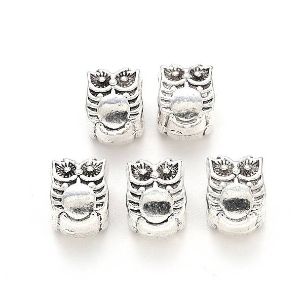 Tibetan Style Alloy European Beads