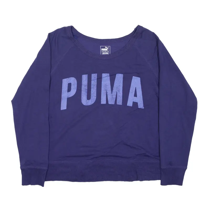 PUMA Dry Cell Sweatshirt Purple Womens UK 14