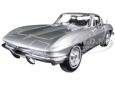 1965 Chevrolet Corvette Silver Special Edition 1/18 Diecast Model Car by Maisto