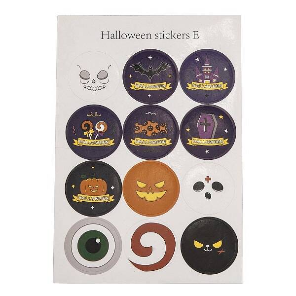 Halloween Theme Plastic Stickers