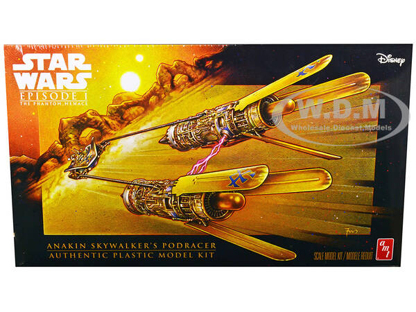 Skill 2 Model Kit Anakin Skywalker's Podracer Star Wars Episode I: The Phantom Menace 1/32 Scale Model by AMT