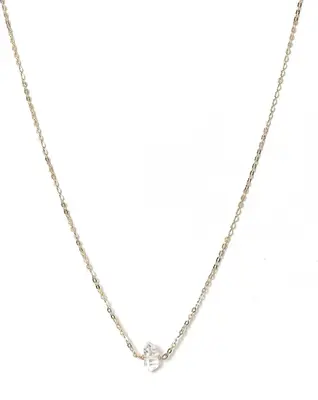 Dia Necklace | Gemstone: Herkimer Diamond | Metal Color: Gold