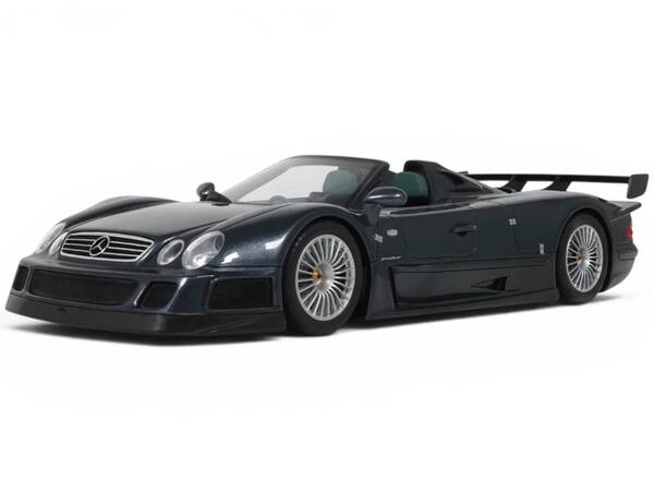 1999 Mercedes-Benz AMG CLK-GTR Roadster Gray Metallic 1/18 Model Car by GT Spirit