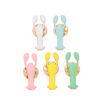 Cute Shrimp Enamel Pin