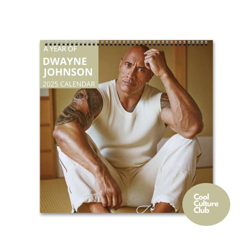 Dwayne Johnson Calendar Vol.1 - 2025 Calendar, Wall Calendar 2025, Planner 2025