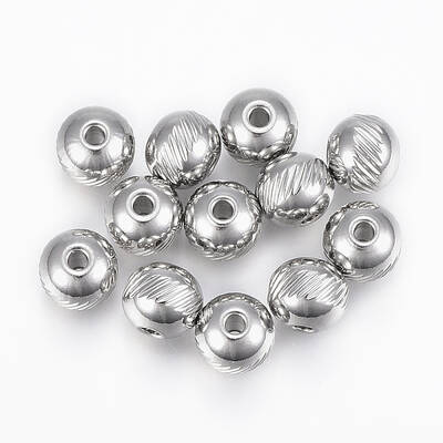 Tarnish Resistant 304 Stainless Steel Beads