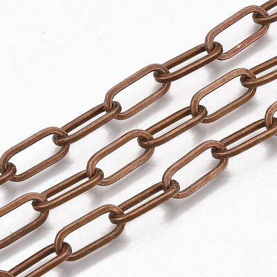 Unwelded Iron Paperclip Chains