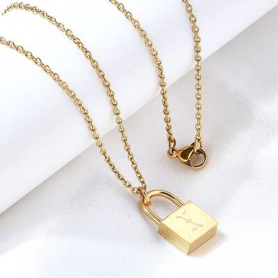 304 Stainless Steel Rolo Chain Pendant Necklaces
