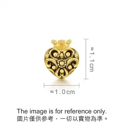 'The Art of Romance' 999 Gold Charm