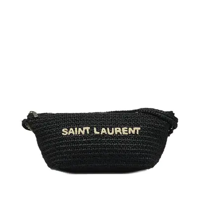 Pre-owned Yves Saint Laurent Raffia Crossbody Bags Le Logo Shoulder Bag