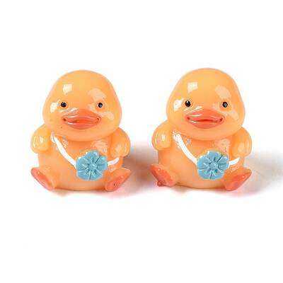 Cartoon Cute Resin 3D Duck Figurines