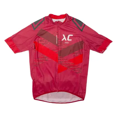 ROCKRIDER Cycling Full Zip Mens Jersey Pink High Neck M