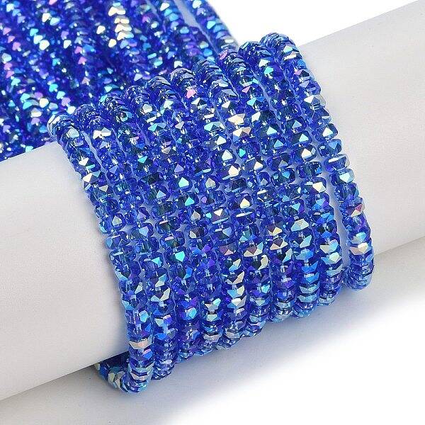 Electroplate Glass Beads Strands