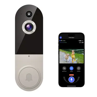Doorbell Camera Wireless, Smart WiFi Video Doorbell, 1080P, Video Doorbell Camera with 2 Way Audio, AI Human Detection, Night...