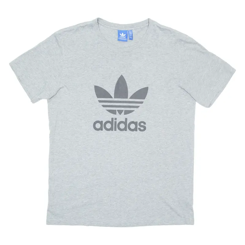 ADIDAS Mens T-Shirt Grey M
