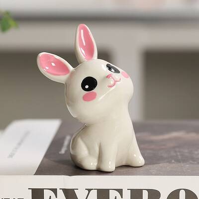 Ceramic Rabbit Figurines