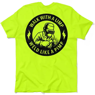 Pimp - Safety Yellow Pocket T-Shirt