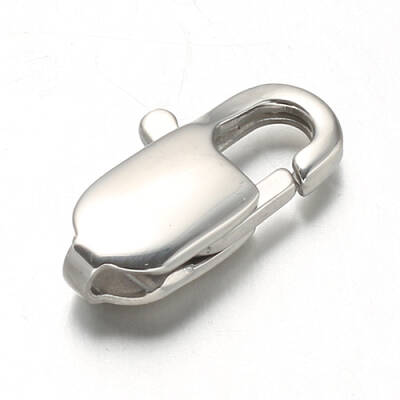 Non-Tarnish 304 Stainless Steel Lobster Claw Clasps