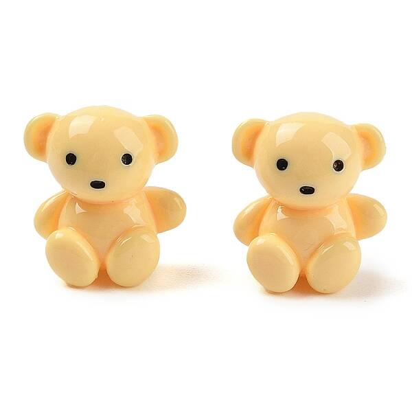 Opaque Resin Puppy Decoden Cabochons