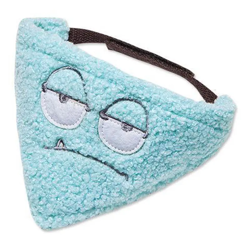 Touchdog® Dizzy-Eyed Dog Bandana & Scarf - Navy - Small